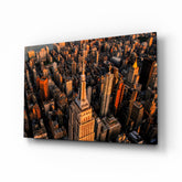New York Glass Wall Art.
